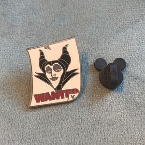 Maleficent Wanted Disney Pin
